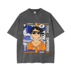 T-shirt/Col ras du cou/Sweat à capuche oversize Luffy