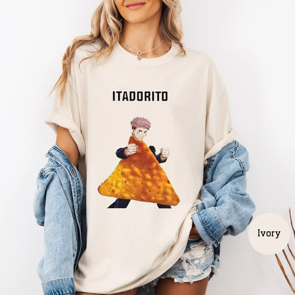 T-shirt/Col Ras Du Cou/Sweat À Capuche Oversize Itadorito Jujutsu Kaisen