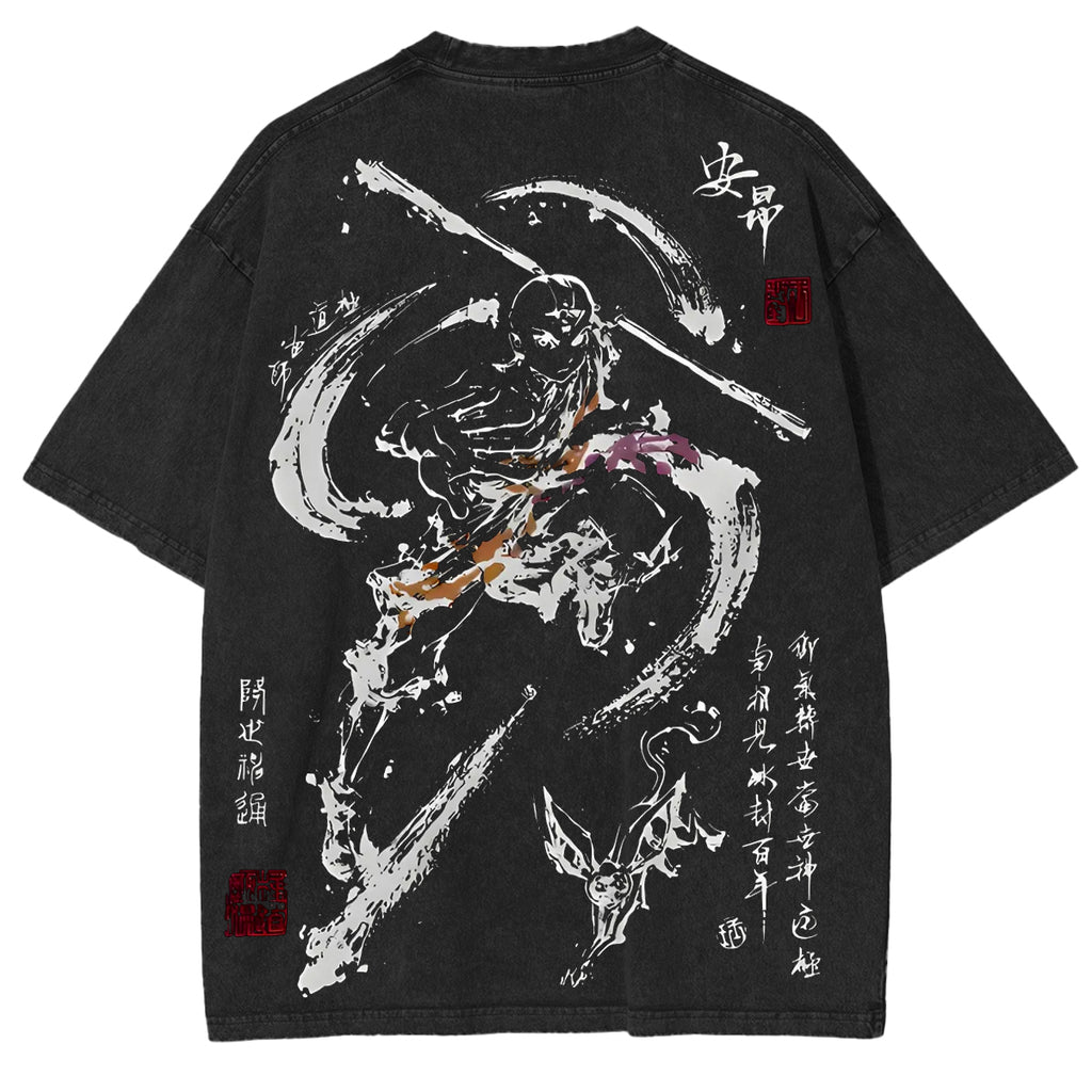 Aang Shirt, Avatar the Last Airbender Shirt, Animated Shirt, Vintage T-Shirt Menswear Top Underwear Tshirt