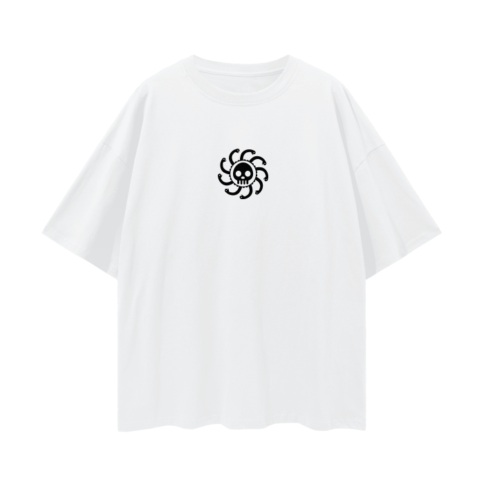 Camiseta streetwear Y2K Emperatriz Serpiente blanca