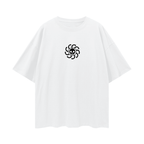 Camiseta streetwear Y2K Emperatriz Serpiente blanca