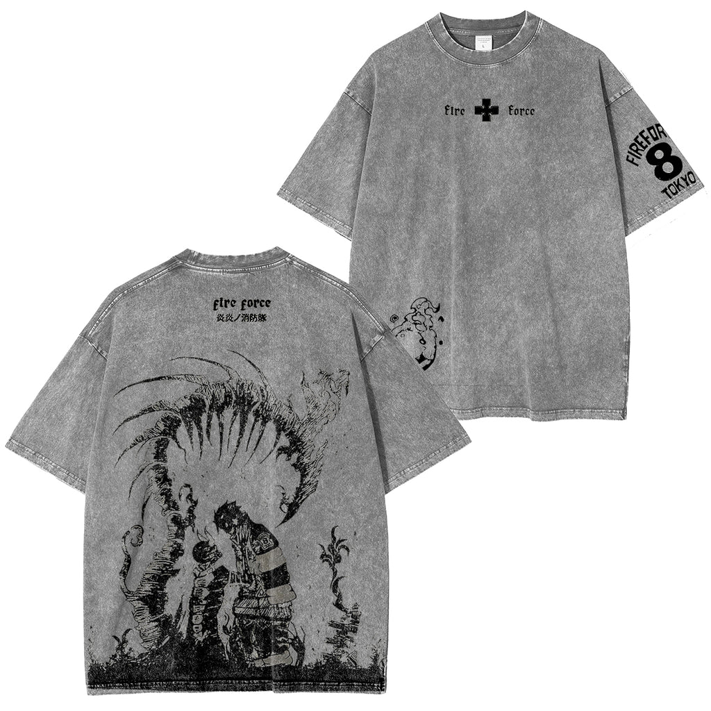 Camiseta del anime Fire Force