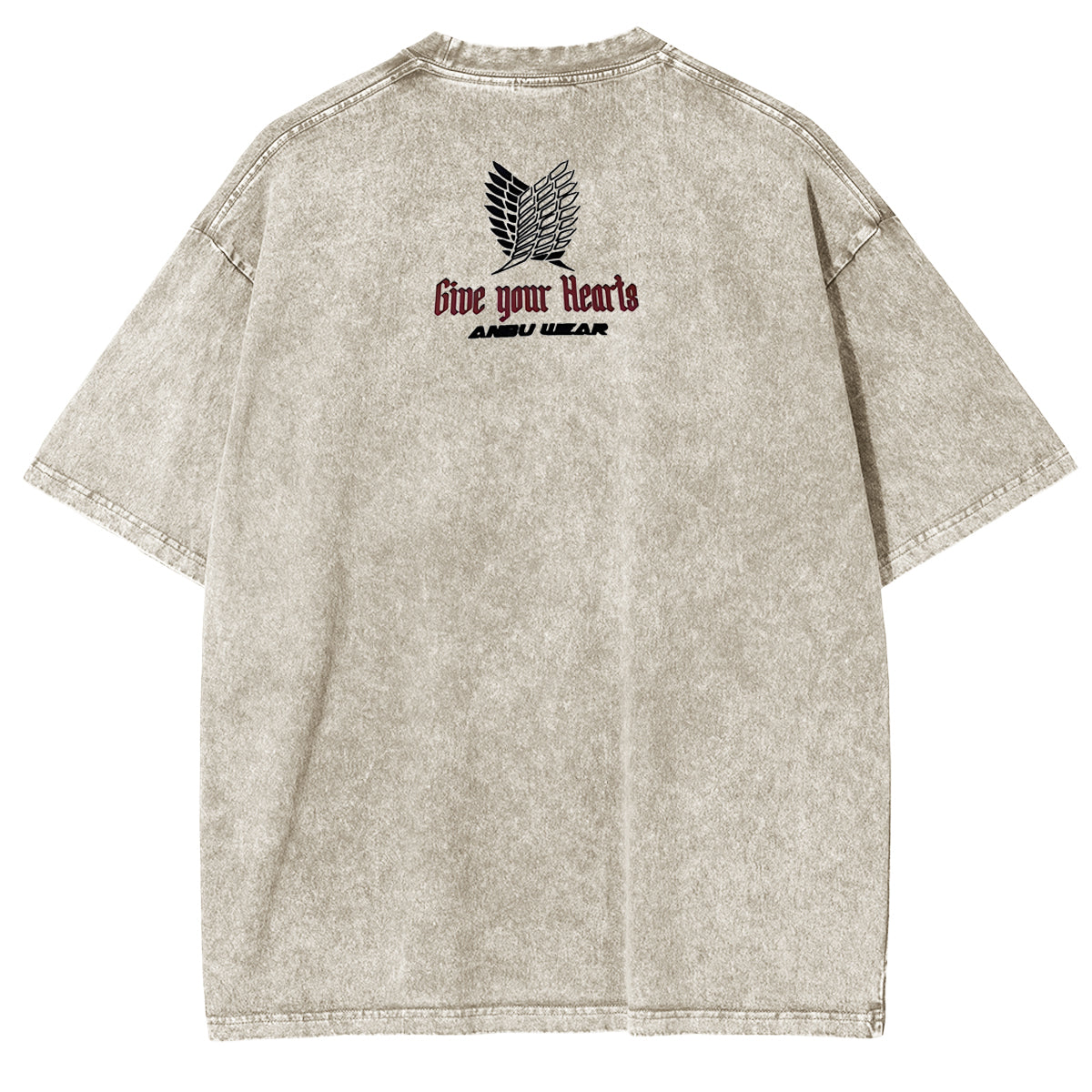 Attack on Titan Levi Ackerman Vintage Washed Unisex T-Shirt