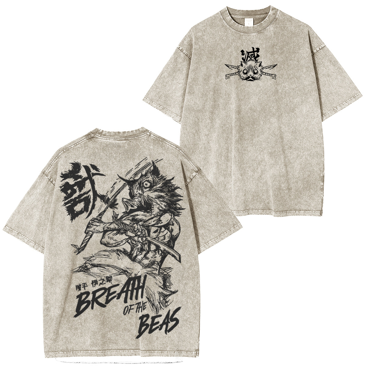 Camiseta de anime de Demonslayer