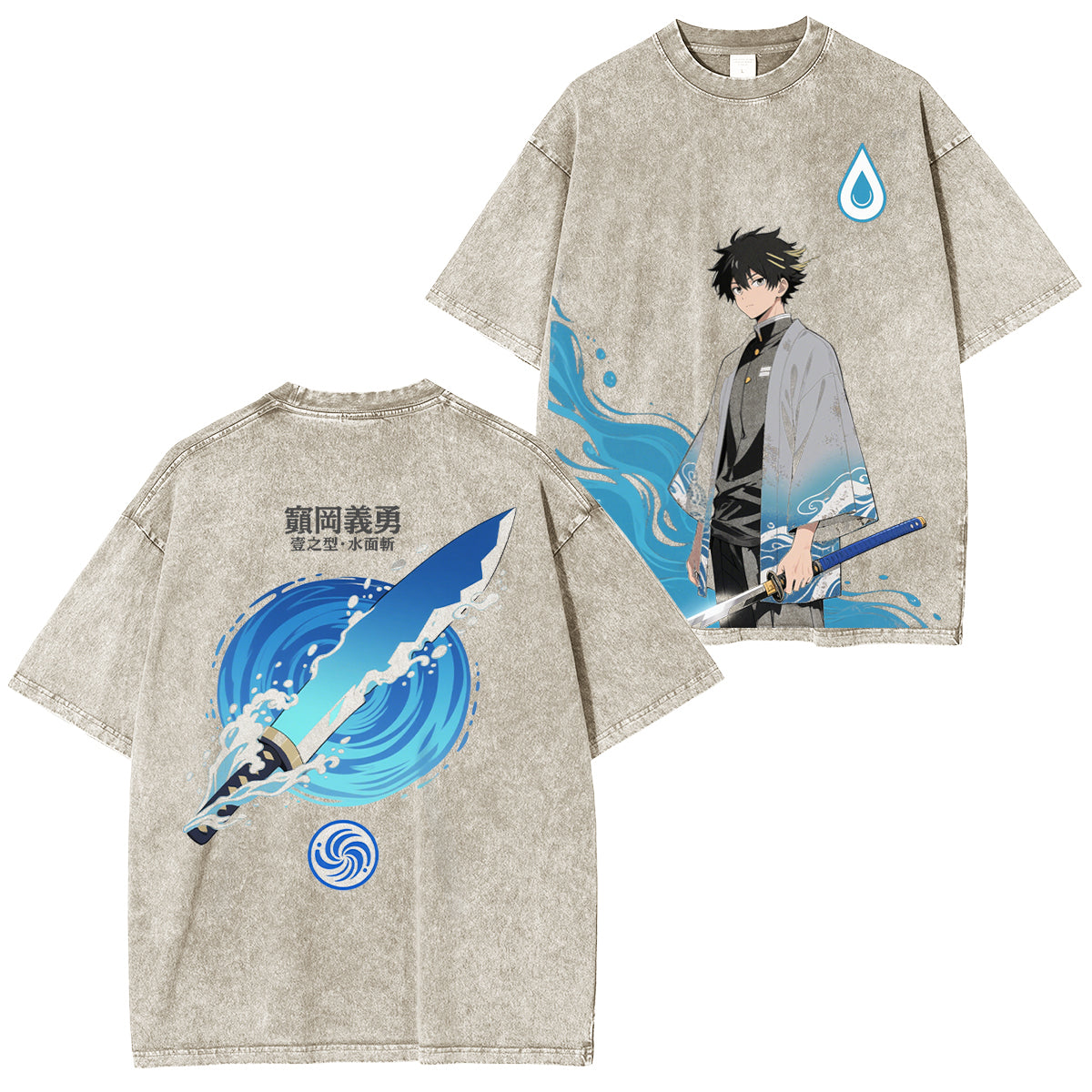 Camiseta de anime Tomioka Giyu, Demonslayer