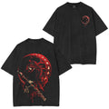 Camiseta Lavada Unisex Vintage de Demon Slayer
