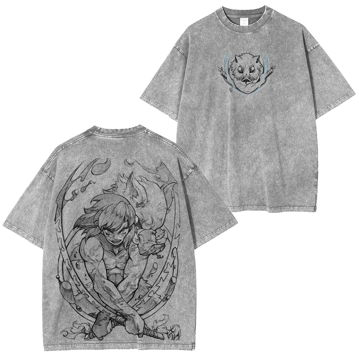 T-shirt « Énergie de guerrier de Demon Slayer pure »