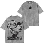 Camiseta unisex desgastada a juego de Soul Eater