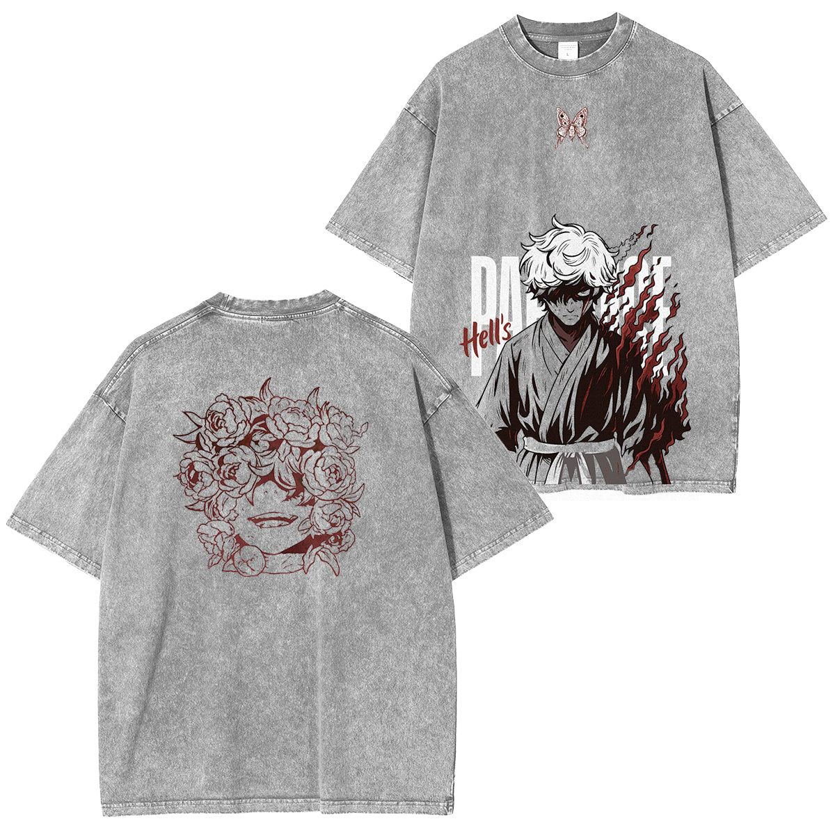 Zenitsa,Demon Slayer Unisex Washed T-Shirt