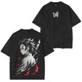 Oversized Tanjiro Demon Slayer Unisex Anime-Inspired Retro T-Shirt