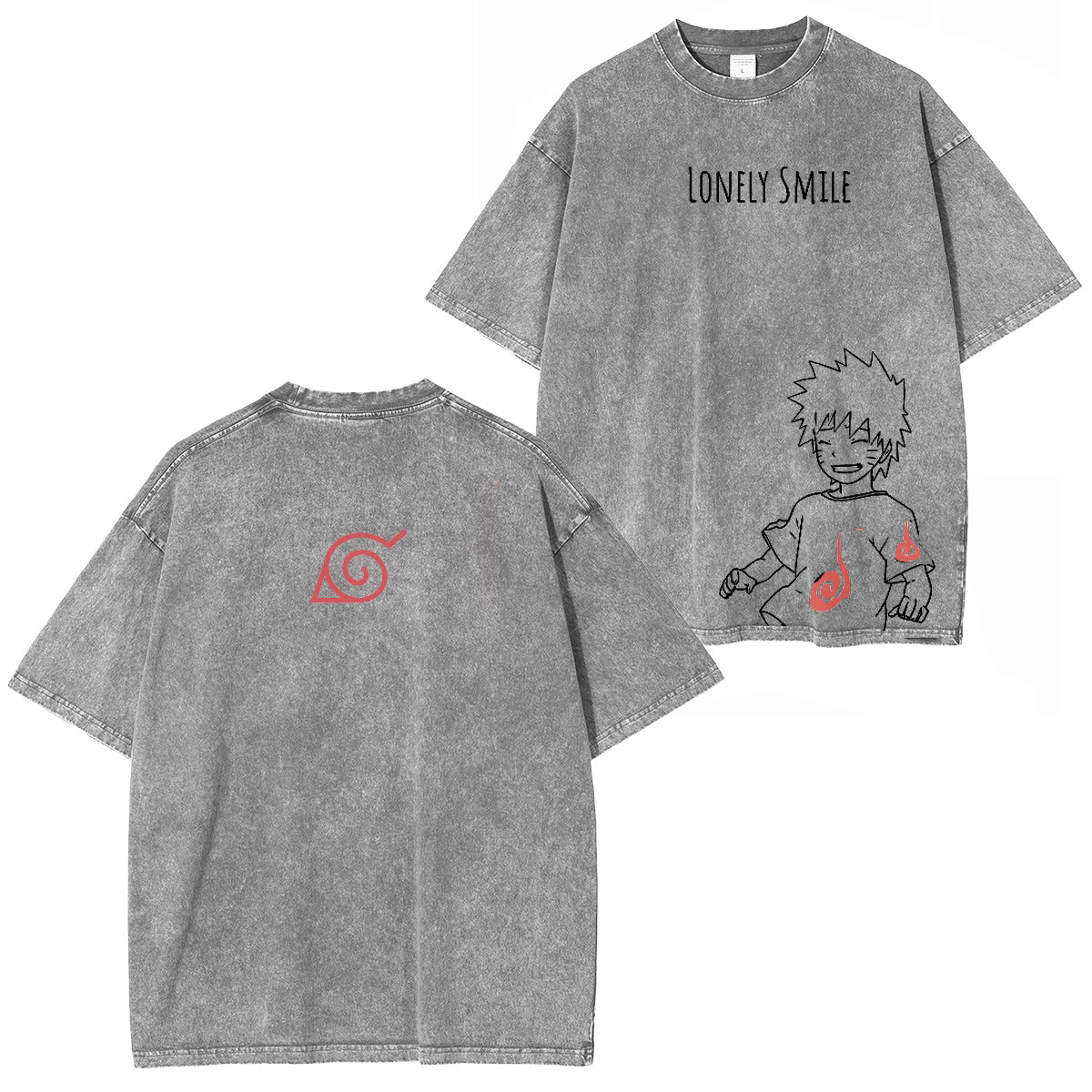 Naruto Vintage Oversize Tee