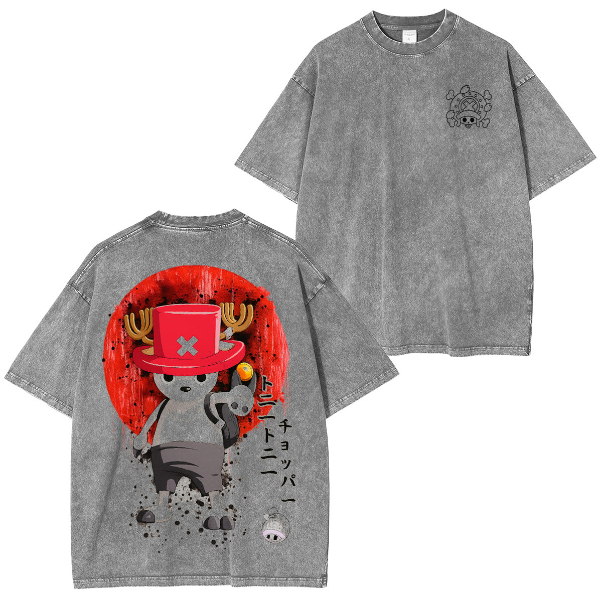One Piece Chopper Washed Unisex T-Shirt