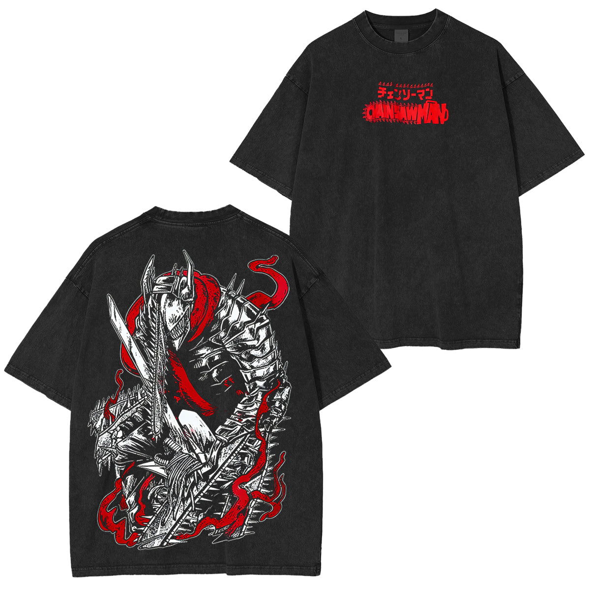 Camiseta vintage de Chainsaw Man