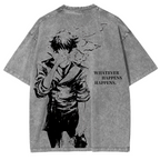 T-shirt unisexe Cowboy Bebop Spike Spiegel vintage délavé