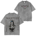 T-shirt lavé vintage ONE PIECE Nico Robin