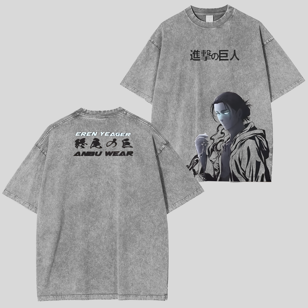 T-shirt Portrait Manga Attaque des Titans Eren Jäger