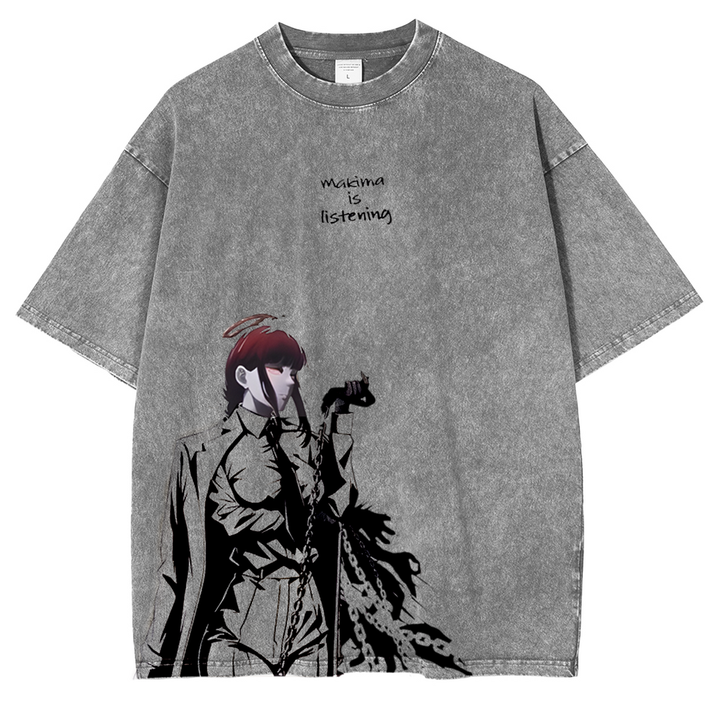 T-shirt Portrait Makima Chainsaw Man