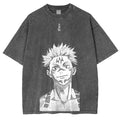 Curse Combat distressed short-sleeve T-shirt