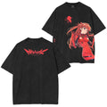 T-shirt Anime Oversize Asuka Langley Soryu