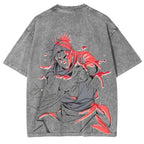 Jujutsu Kaisen Choso - Camiseta Unisex Vintage Lavada con Estampado de Anime JJK Cursed Womb