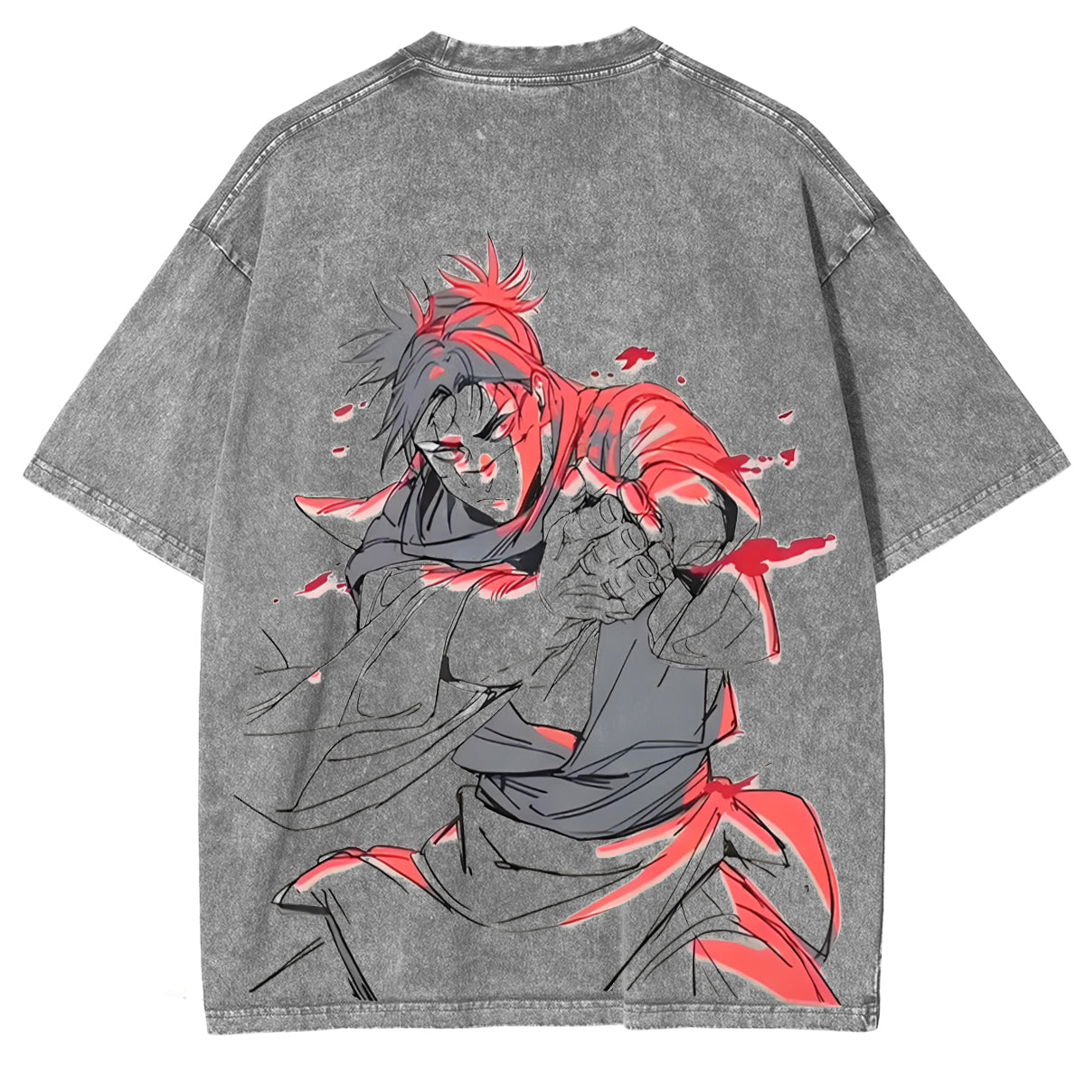 Jujutsu Kaisen Choso - Camiseta Unisex Vintage Lavada con Estampado de Anime JJK Cursed Womb