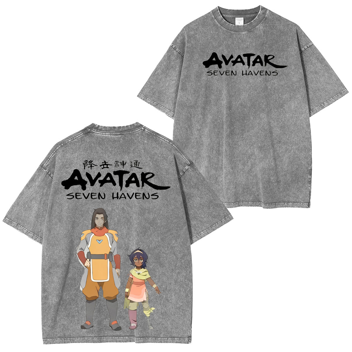 One Punch Man Avatar: Seven Havens Vintage Washed T-shirt/Crewneck/Hoodie