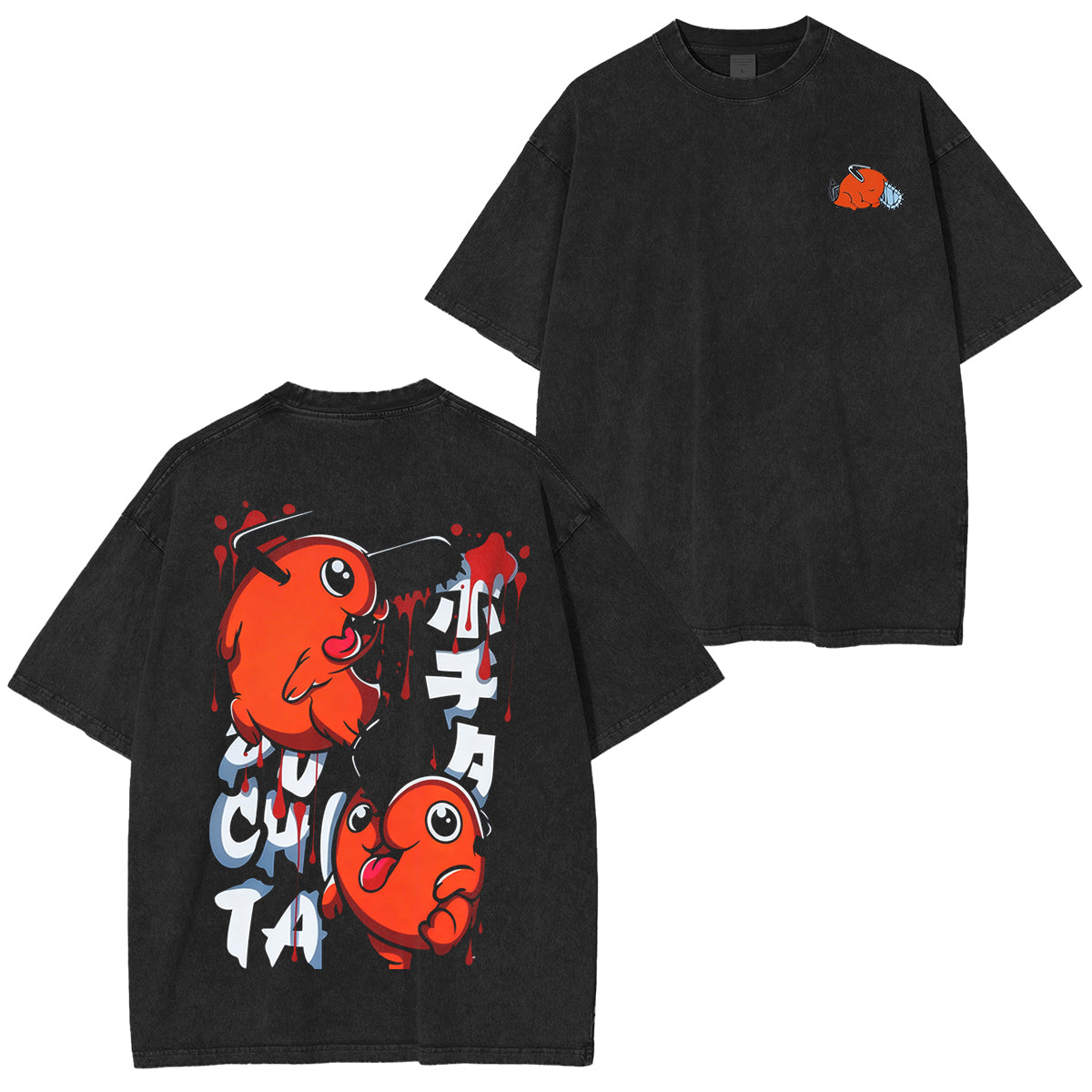 Camiseta vintage de Chainsaw Man