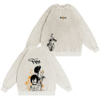 [Copy]One Piece : Monkey D. Luffy Vintage T-shirt/Crewneck/Hoodie