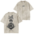 T-shirt lavé unisexe Zenitsu Demon Slayer