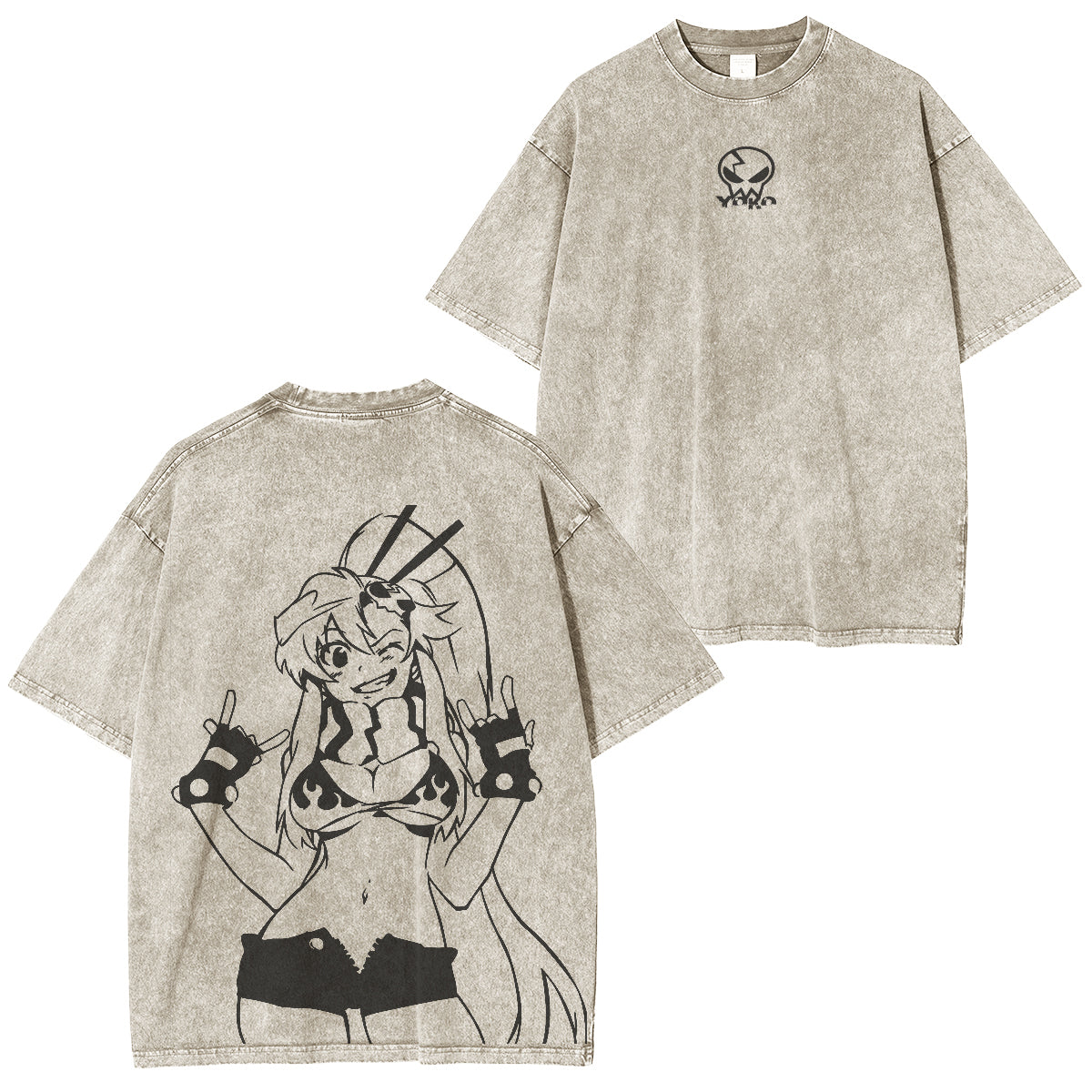 Camiseta de anime Gurren Lagann con el Protocolo Espiral