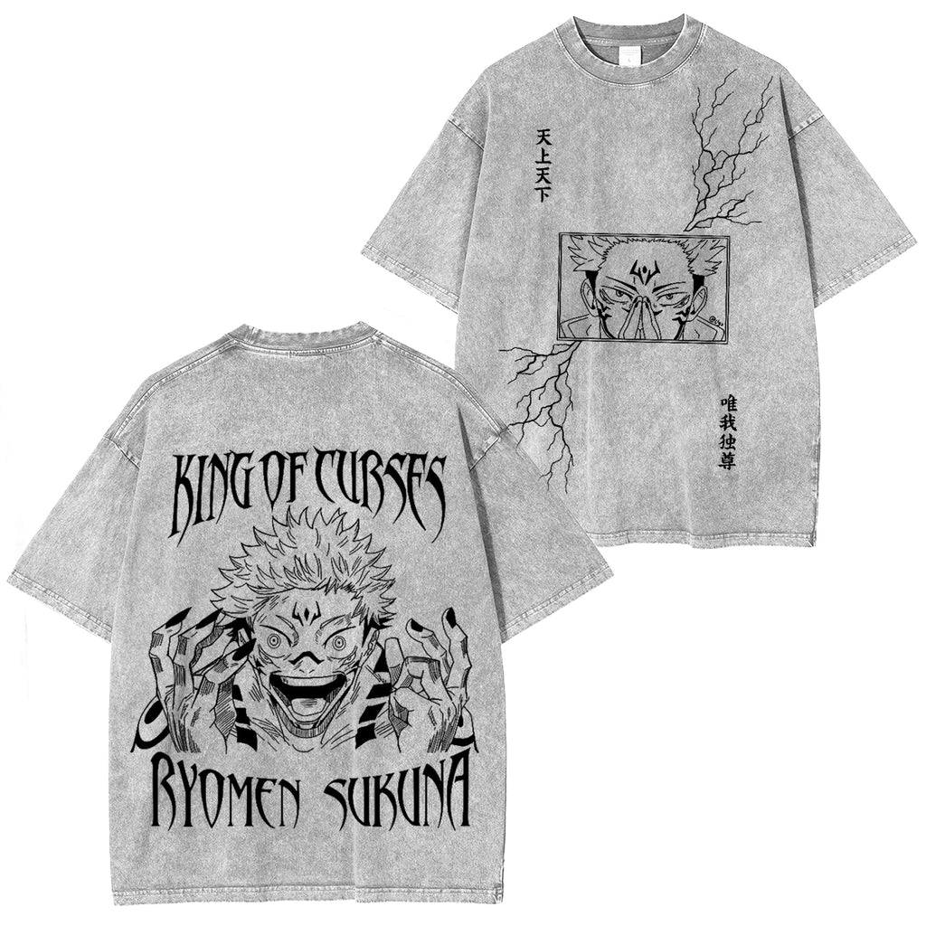 Idées de T-shirts d'Anime de la Série Jujutsu Kaisen de 12 Ukiyo