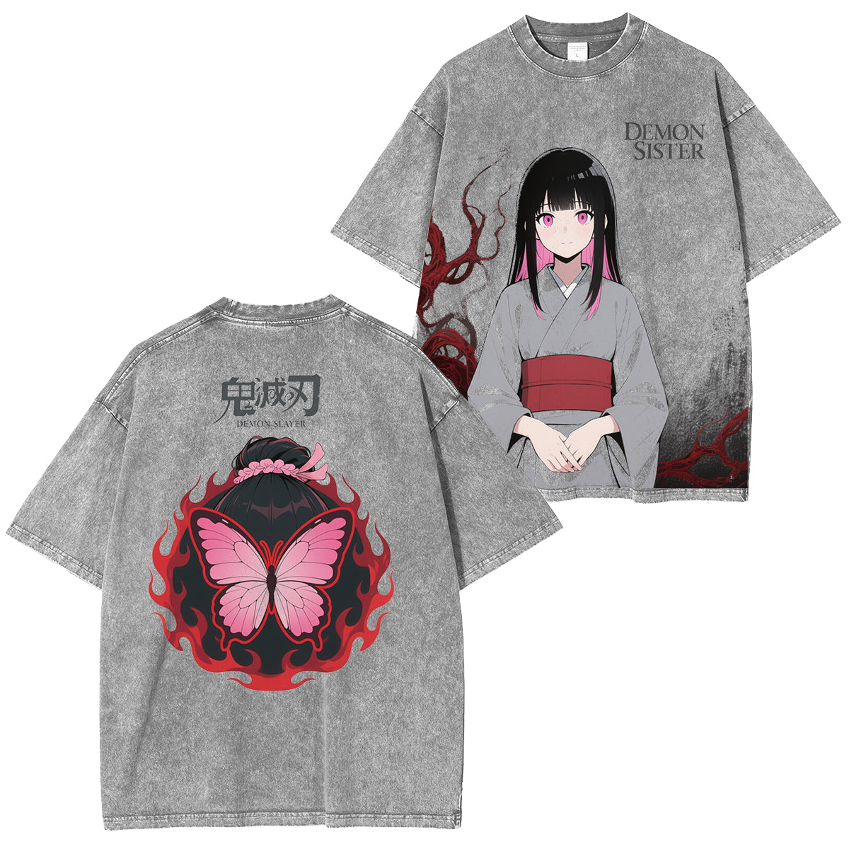 Camiseta de anime de Demon Slayer de Nezuko Kamado