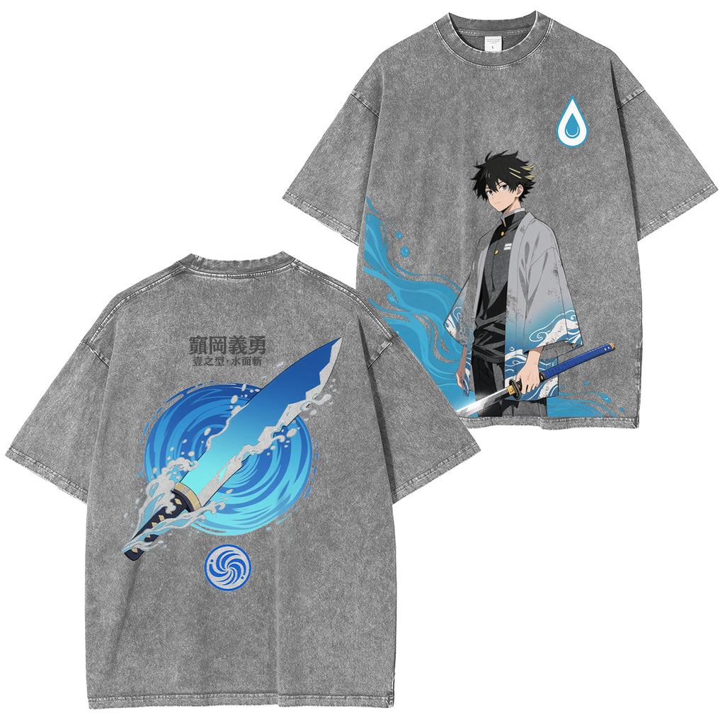 Tomioka Giyu, T-shirt d'Anime Demon Slayer
