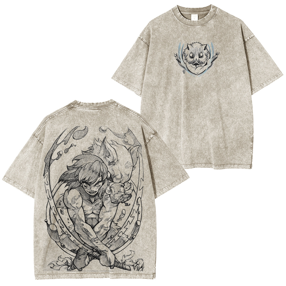 Camiseta de Energía Pura de Guerrero de Demon Slayer