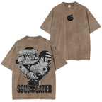 Camiseta unisex desgastada a juego de Soul Eater