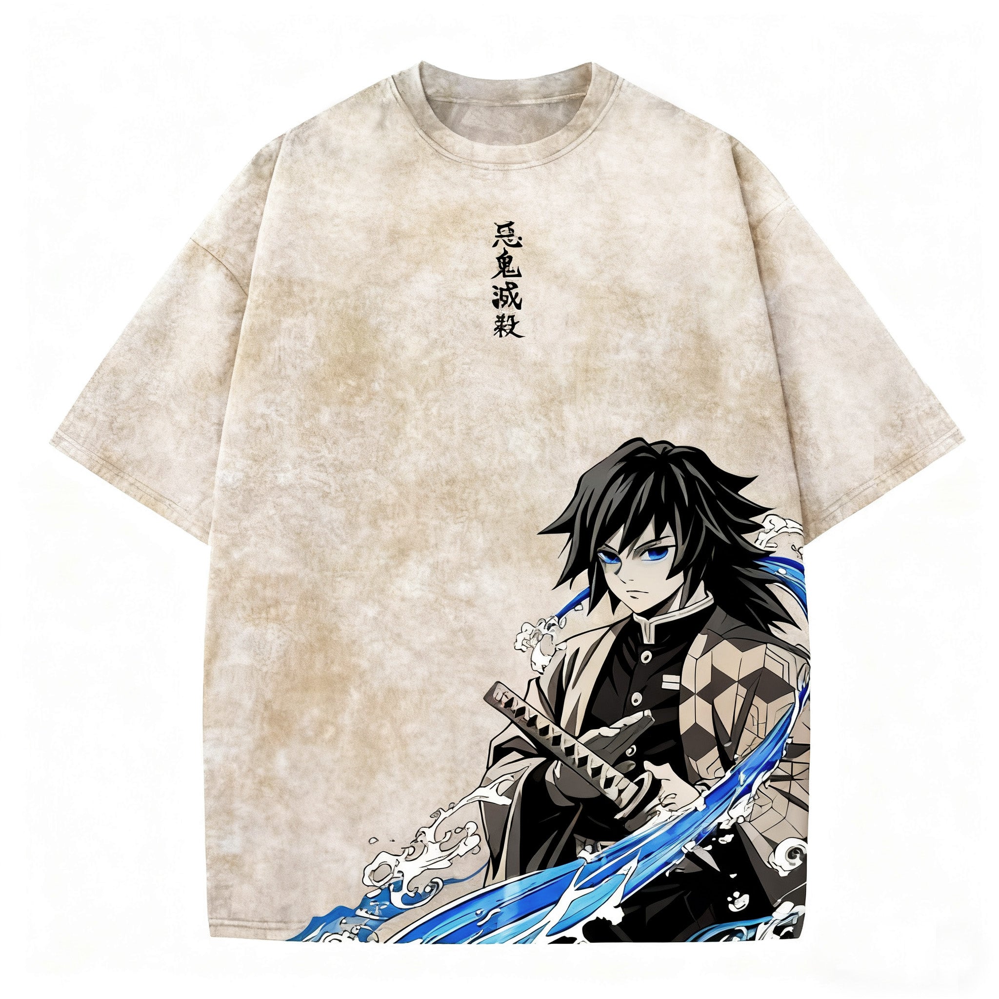 T-shirt vintage Tomioka Giyuu, Demon Slayer