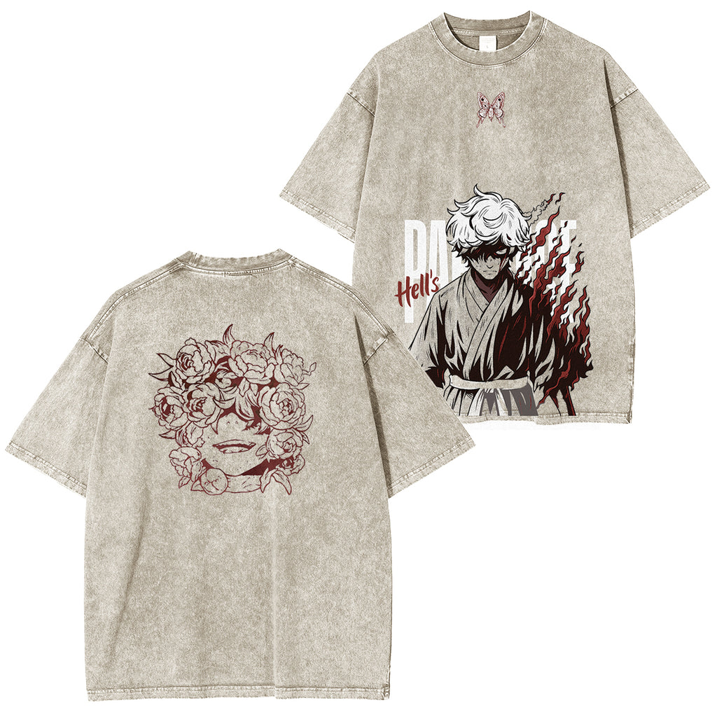 Zenitsa,Demon Slayer Unisex Washed T-Shirt