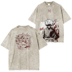 T-shirt unisexe délavé Zenitsa, Demon Slayer
