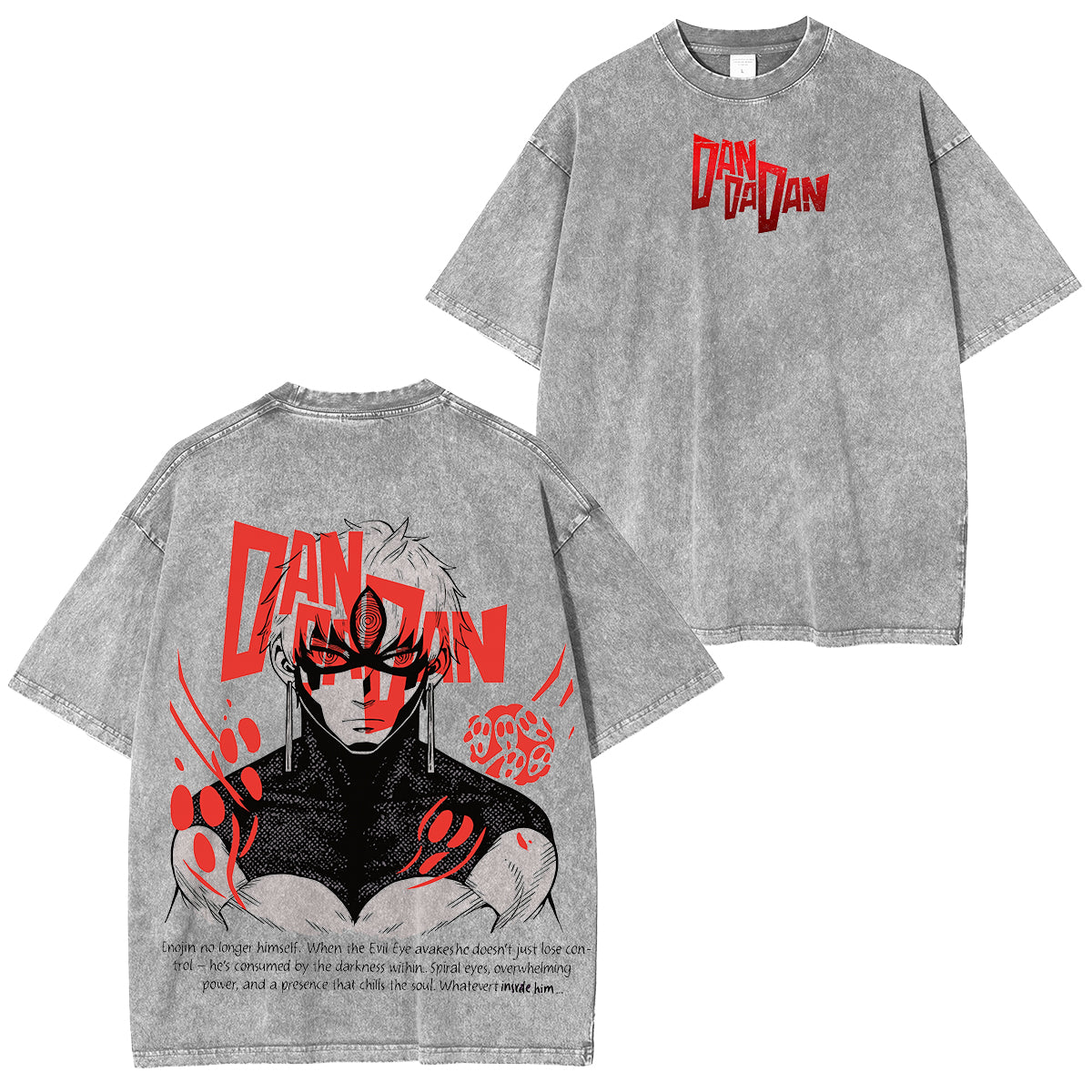 Camiseta lavada unisex Dandadan
