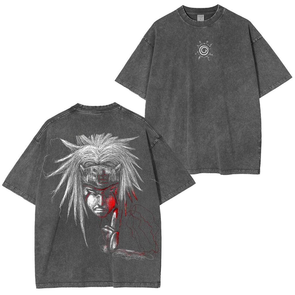 Naruto Vintage Unisex Washed T-Shirt