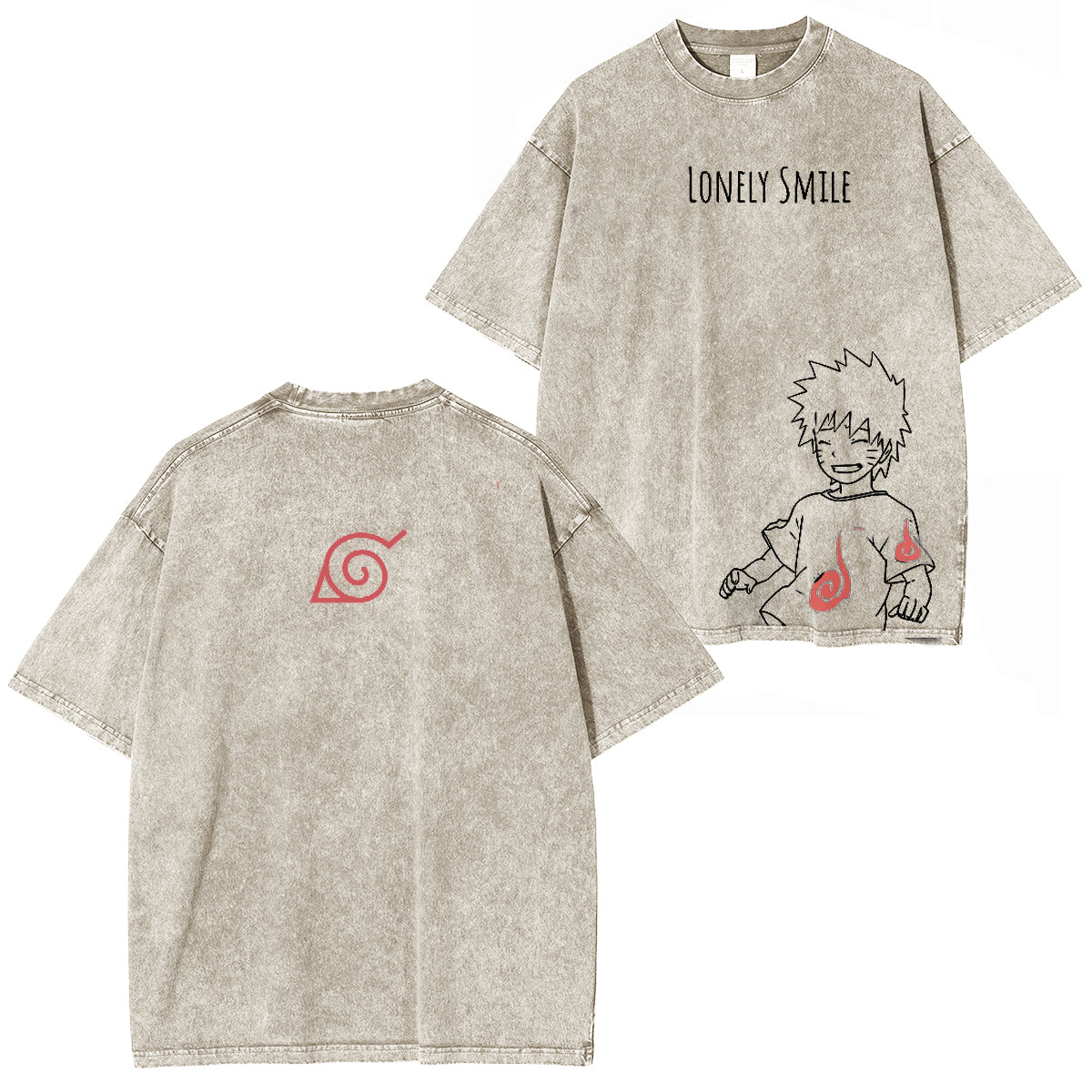 Naruto Vintage Oversize Tee