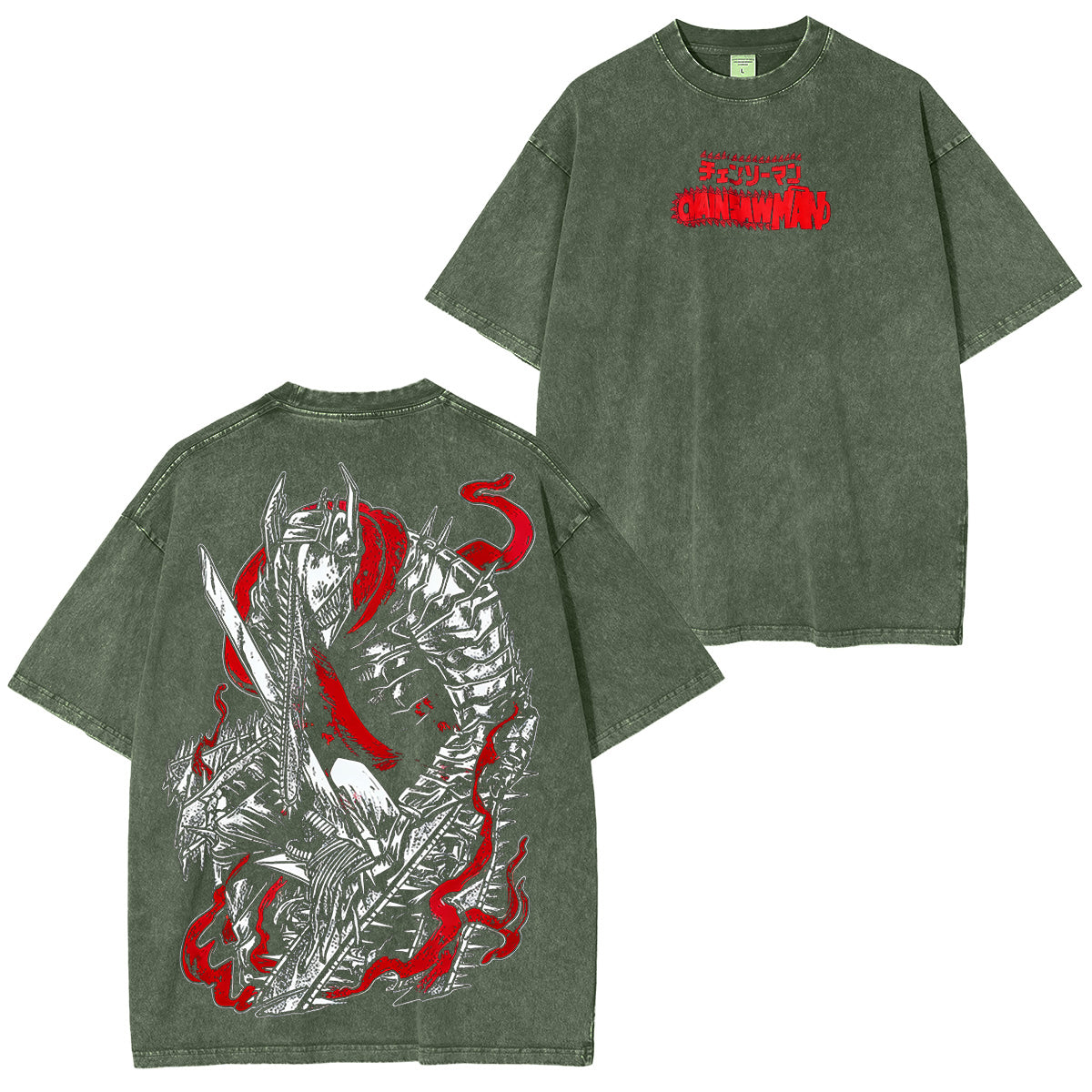 Camiseta vintage de Chainsaw Man