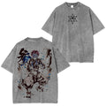 T-shirt/Col ras du cou/Sweat à capuche vintage Akaza Demon Slayer