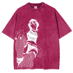 BLEACH-Camiseta vintage de los 90 de Rukia Kuchiki