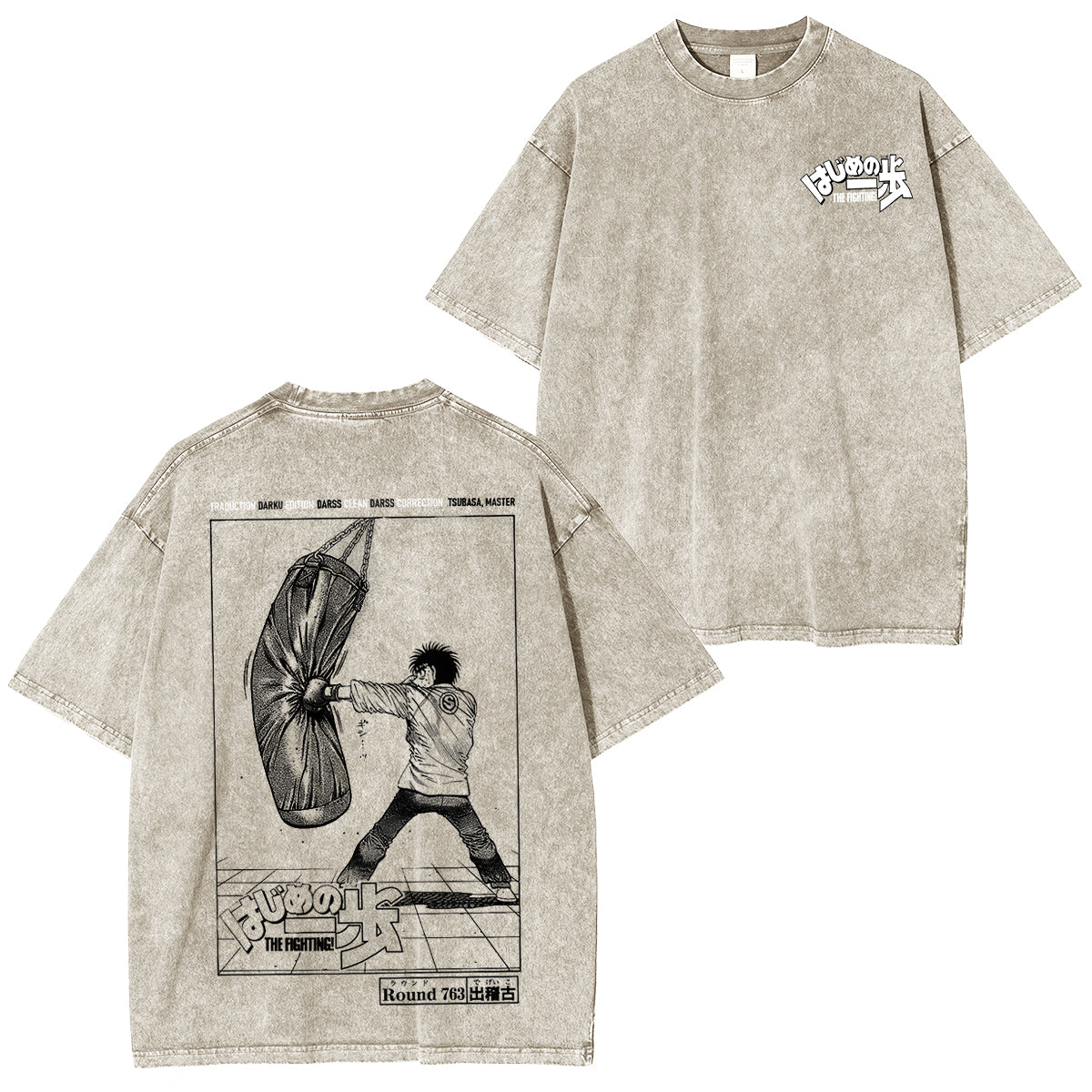 T-shirt Boxing Ippo's Dempsey Roll Anime Black Clover