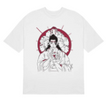 T-shirt Geto Suguru Jujutsu Kaisen avec motifs Esprits Maudits – Vêtement d'anime élégant