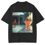 thesummerhikarudied:Hikaru and Yoshiki Official Art Double Retro Washed T-Shirt