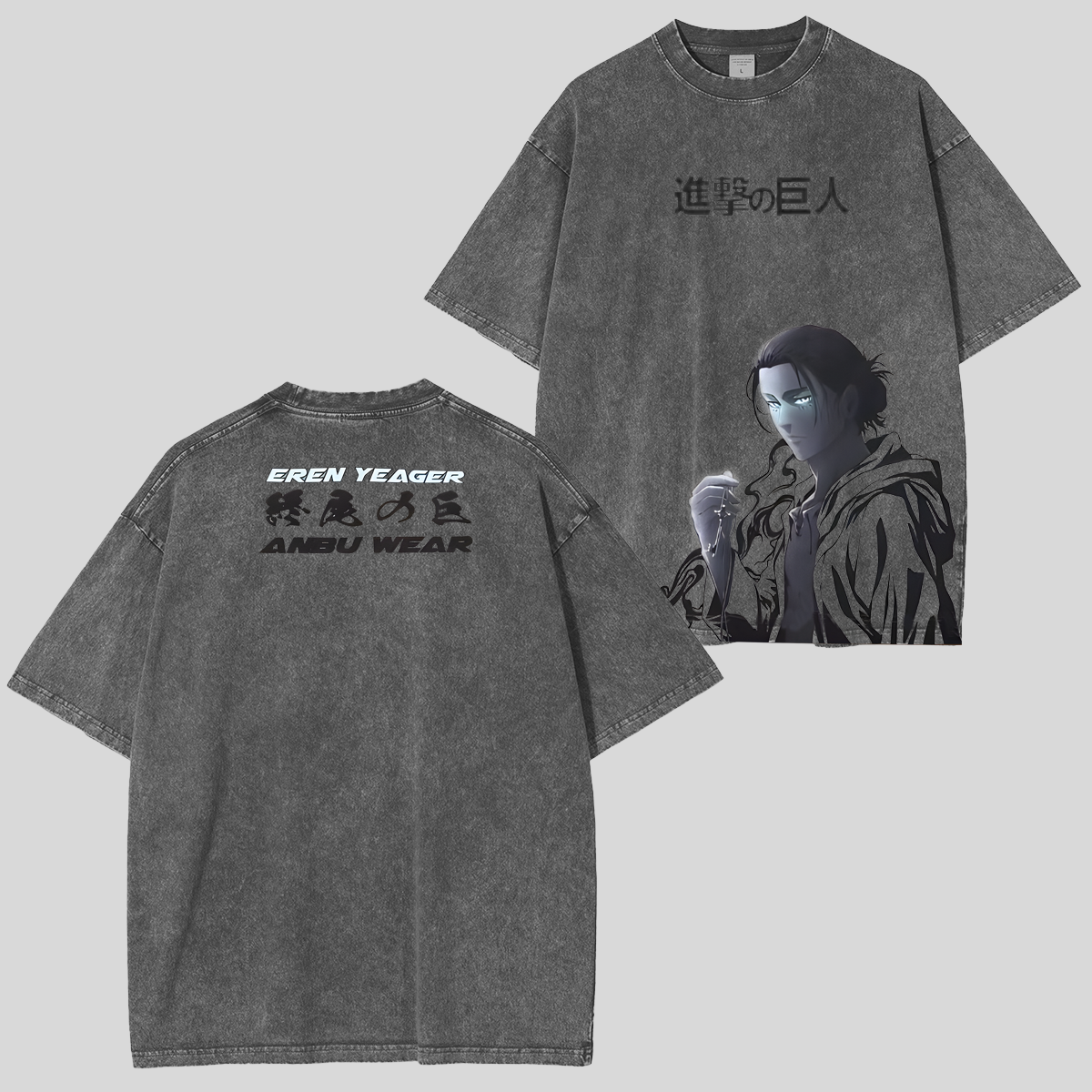 T-shirt Portrait Manga Attaque des Titans Eren Jäger