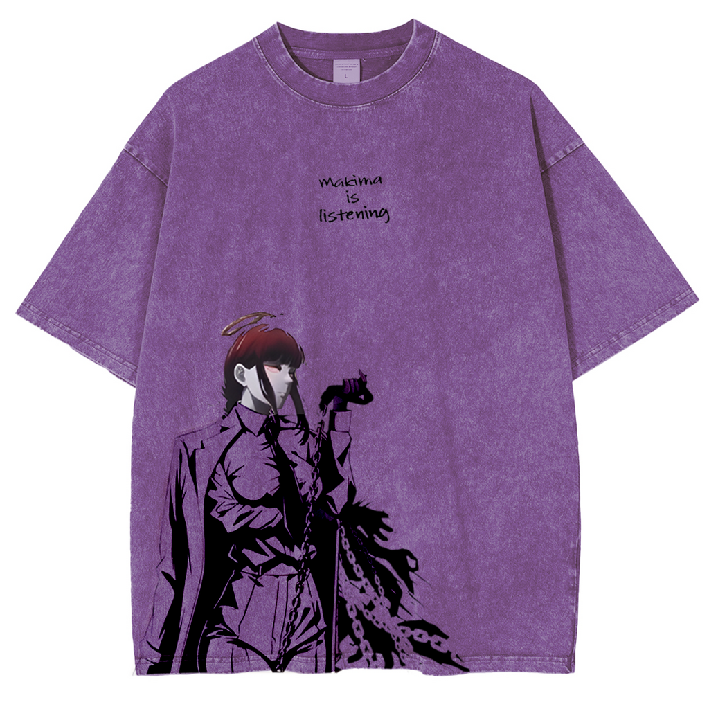 T-shirt Portrait Makima Chainsaw Man