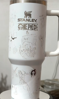 One Piece Themed engraved Stanley Tumbler Cup
